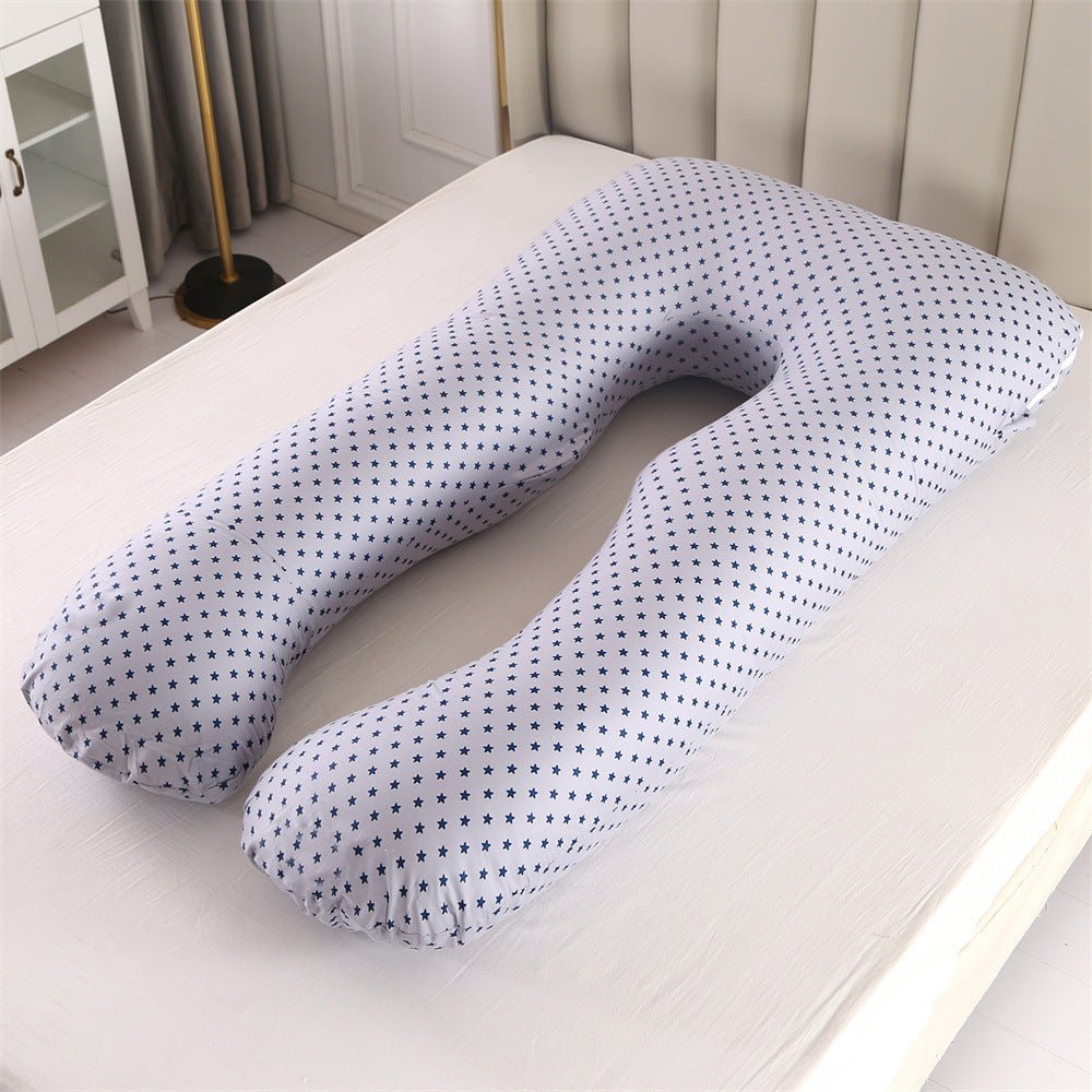 coussin de grossesse DouceSérénité Gris étoilé