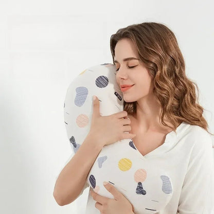 coussin de grossesse doux maman heureuse Cocorine Blanc Matelassé