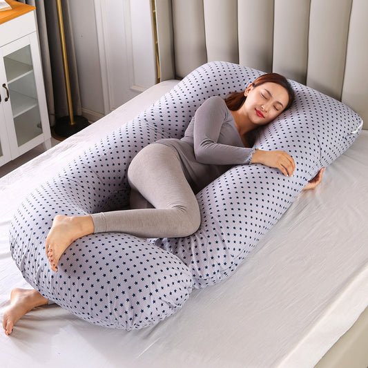 coussin de grossesse doux maman repos confortable J-Dormimaman Gris