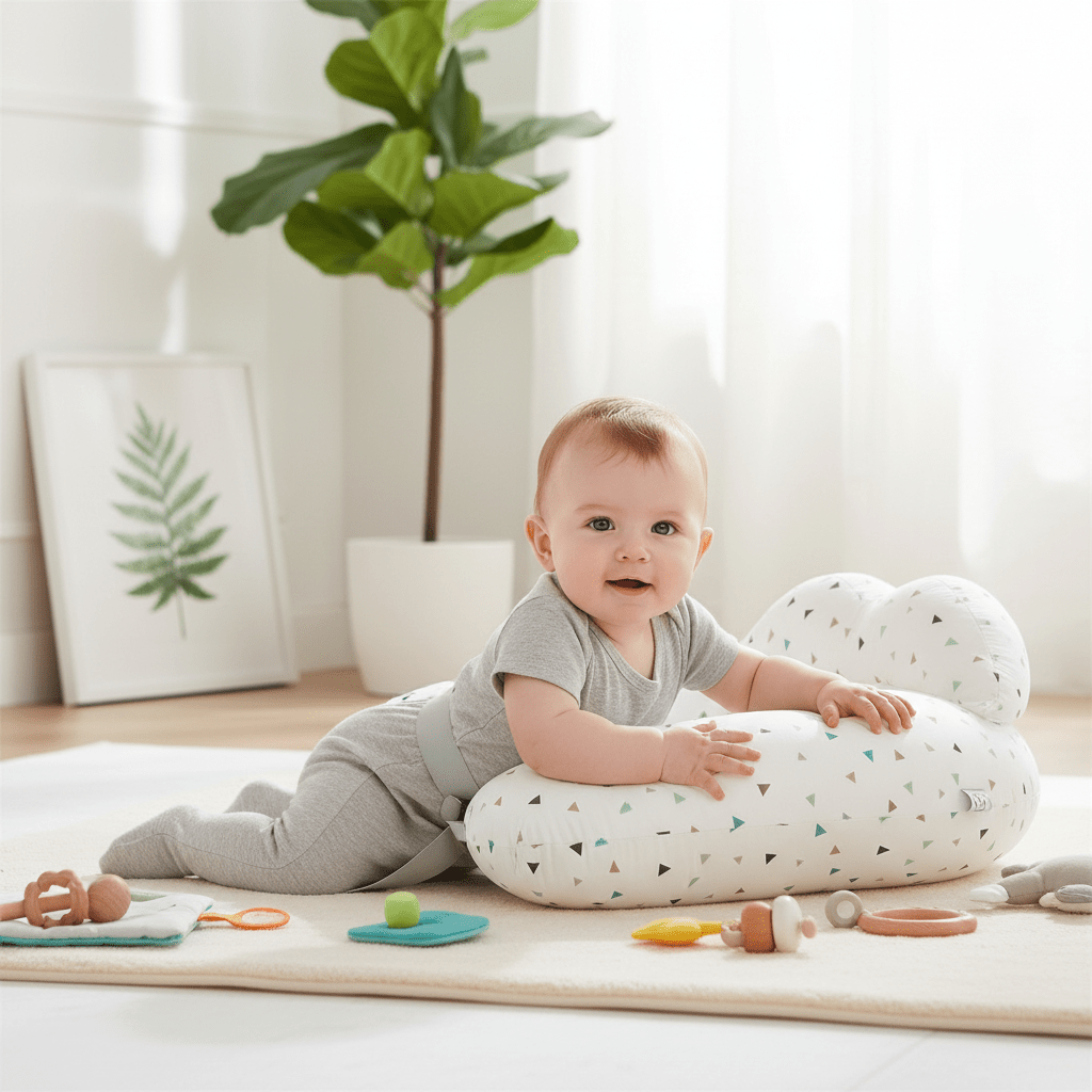 coussin de maternité avec bébé en temps d'éveil Nubbly Animaux
