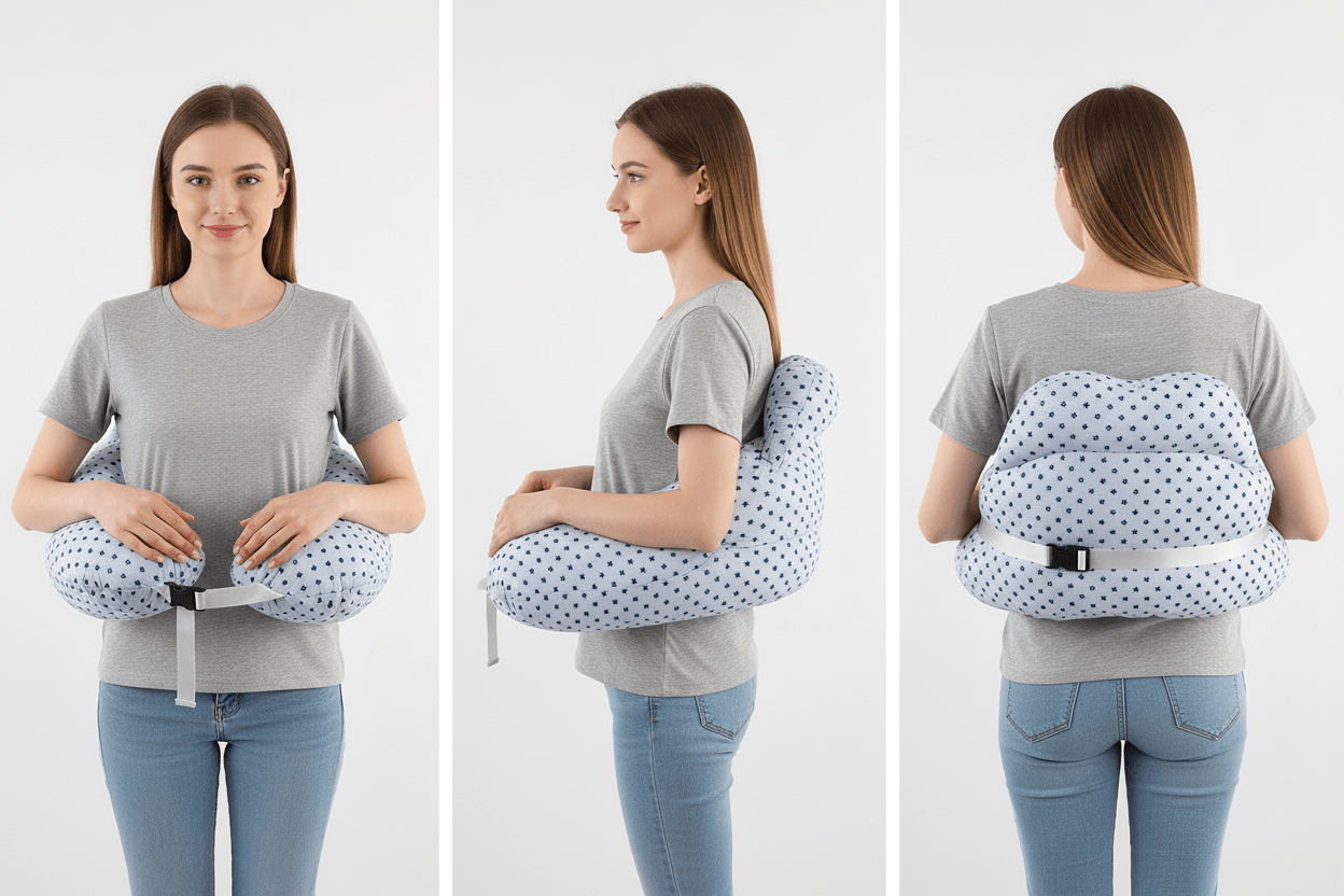 coussin de maternité ergonomique en vues multiples Nubbly Animaux