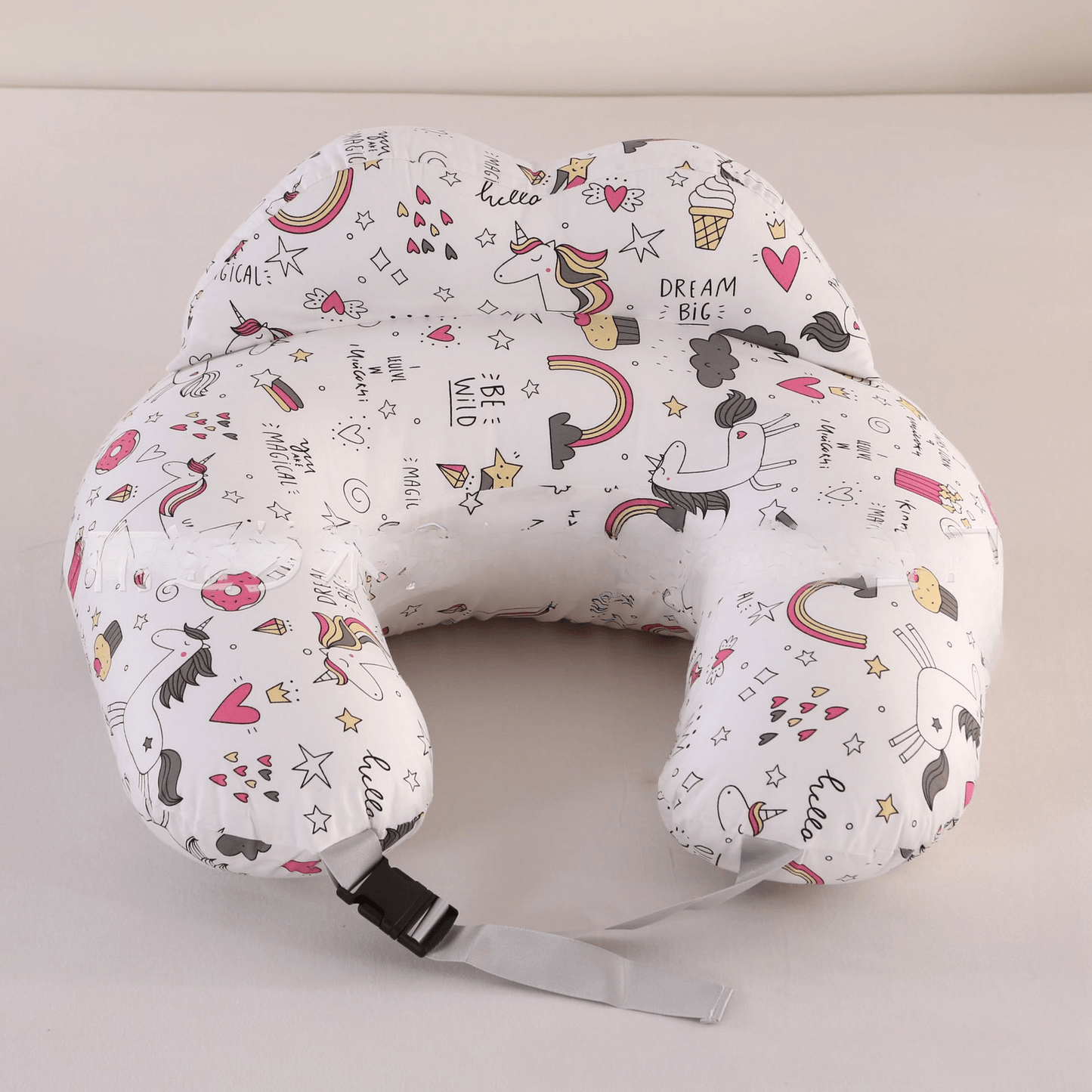 coussin de maternité licornes Nubbly Blanc