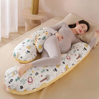 coussin grossesse ergonomique maman confortable Moduconfort Jaune