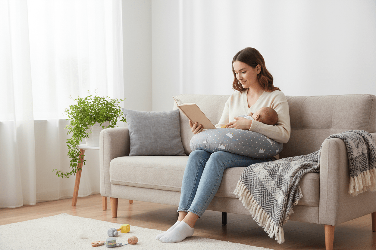 coussin maternité soutenant bébé allaitement confortable MaternComfort