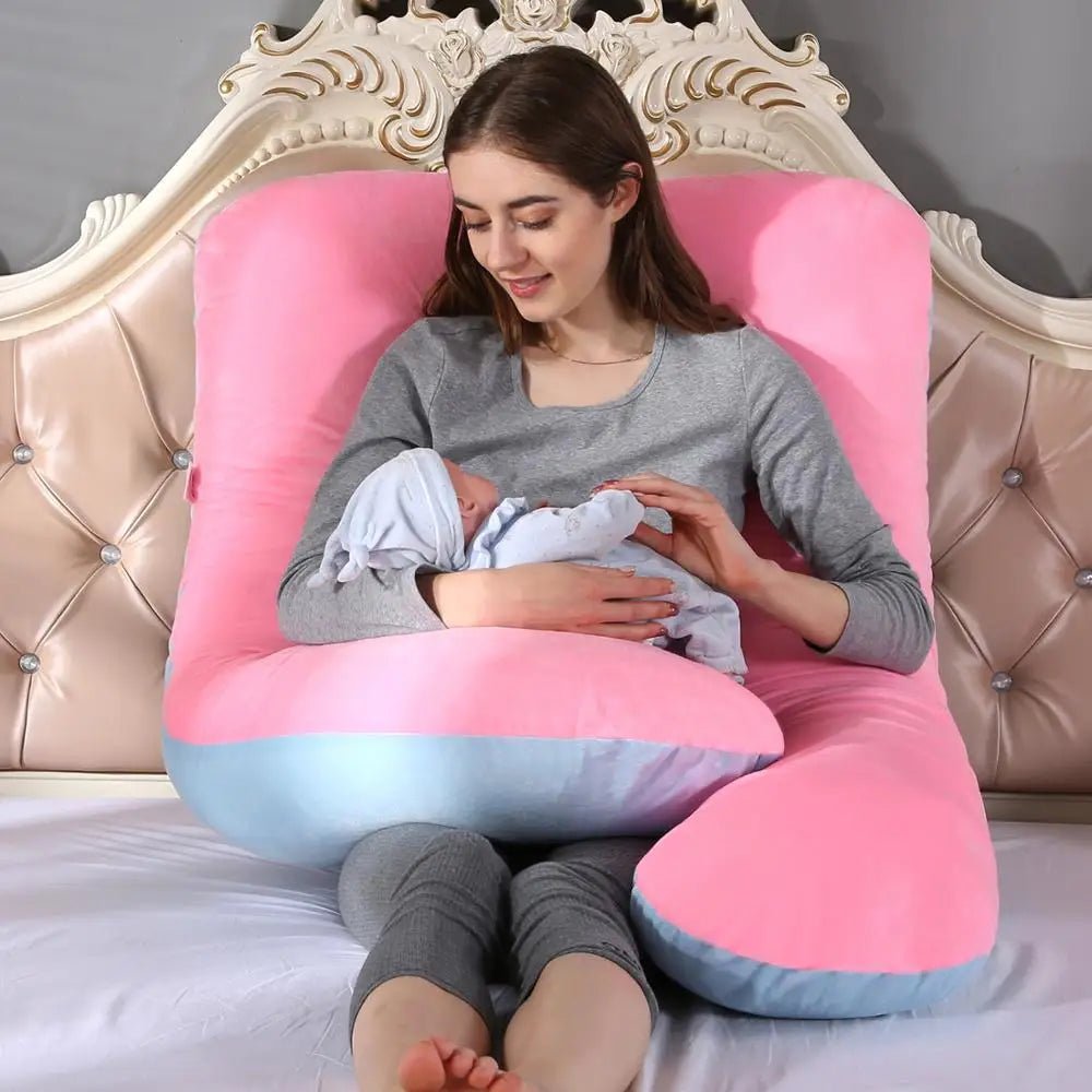 coussin maternité soutenant bébé hauteur idéale allaitement Tendiboo Doux