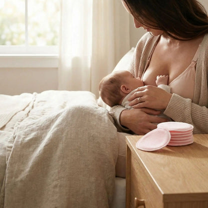 COUSSINET D ALLAITEMENT EN COTON NATUREL ABSORBANT