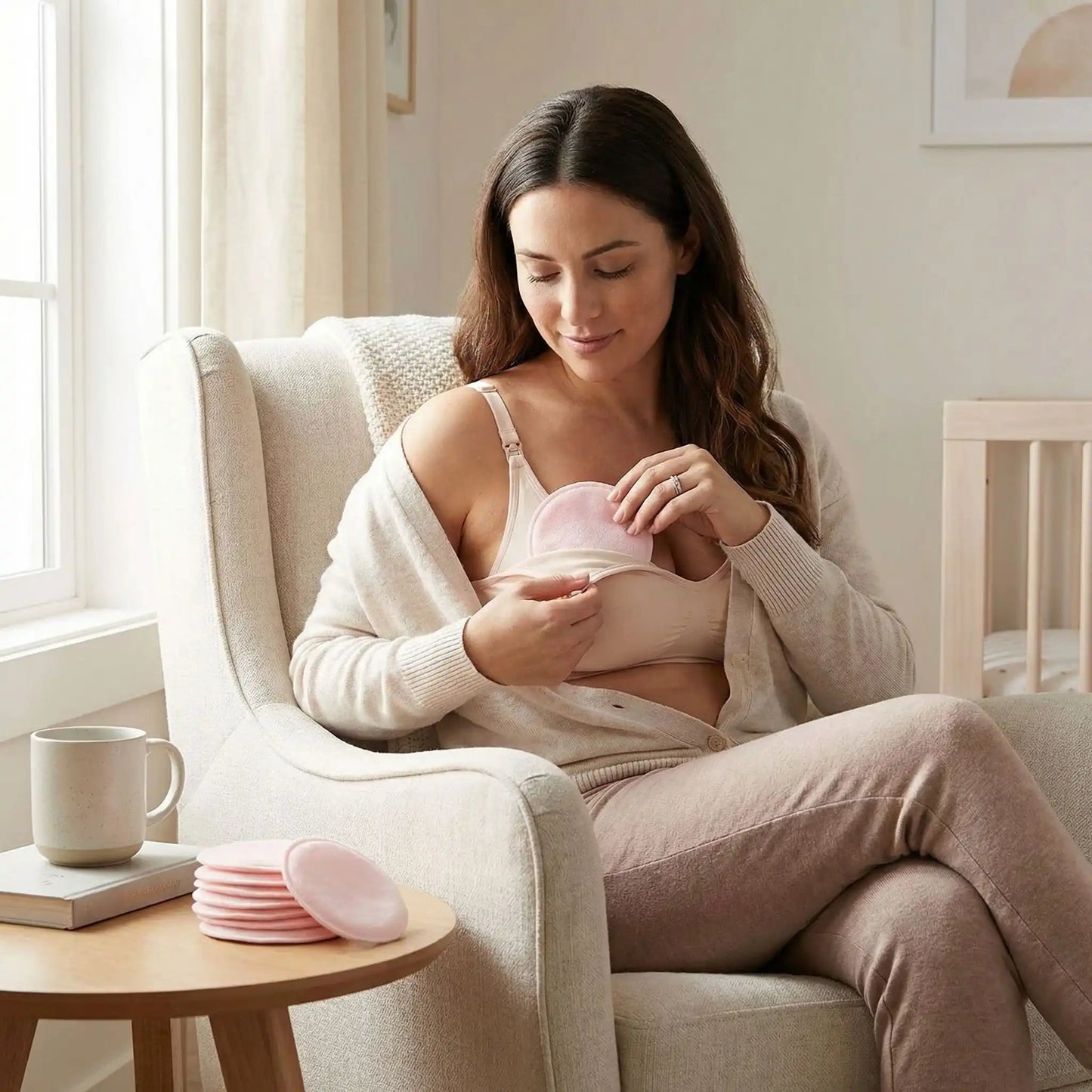 COUSSINET D ALLAITEMENT PROTEGEANT FUITE LAIT MAMAN NATUREL ABSORBANT