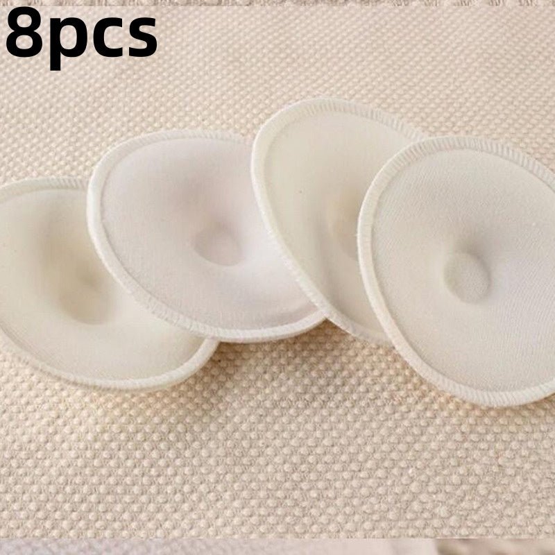 coussinet d'allaitement blanc neige Eco-maman blanc-8-pièces