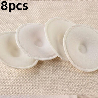 coussinet d'allaitement blanc neige Eco-maman blanc-8-pièces