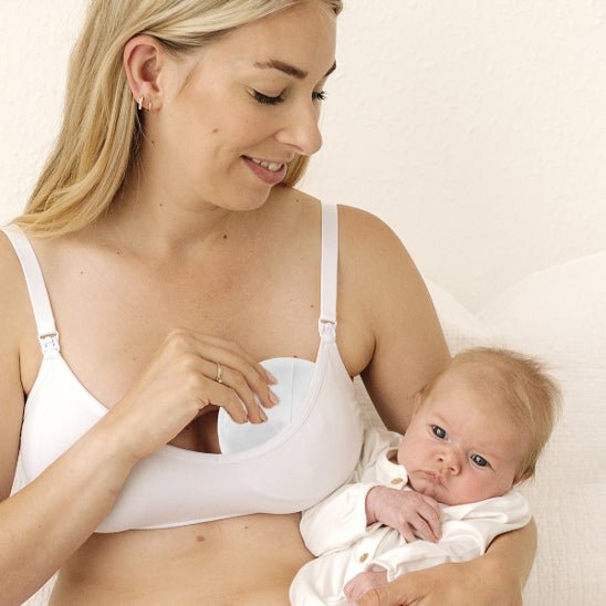coussinet d'allaitement triple protection lavable sein maman Comfortbreasts Blanc