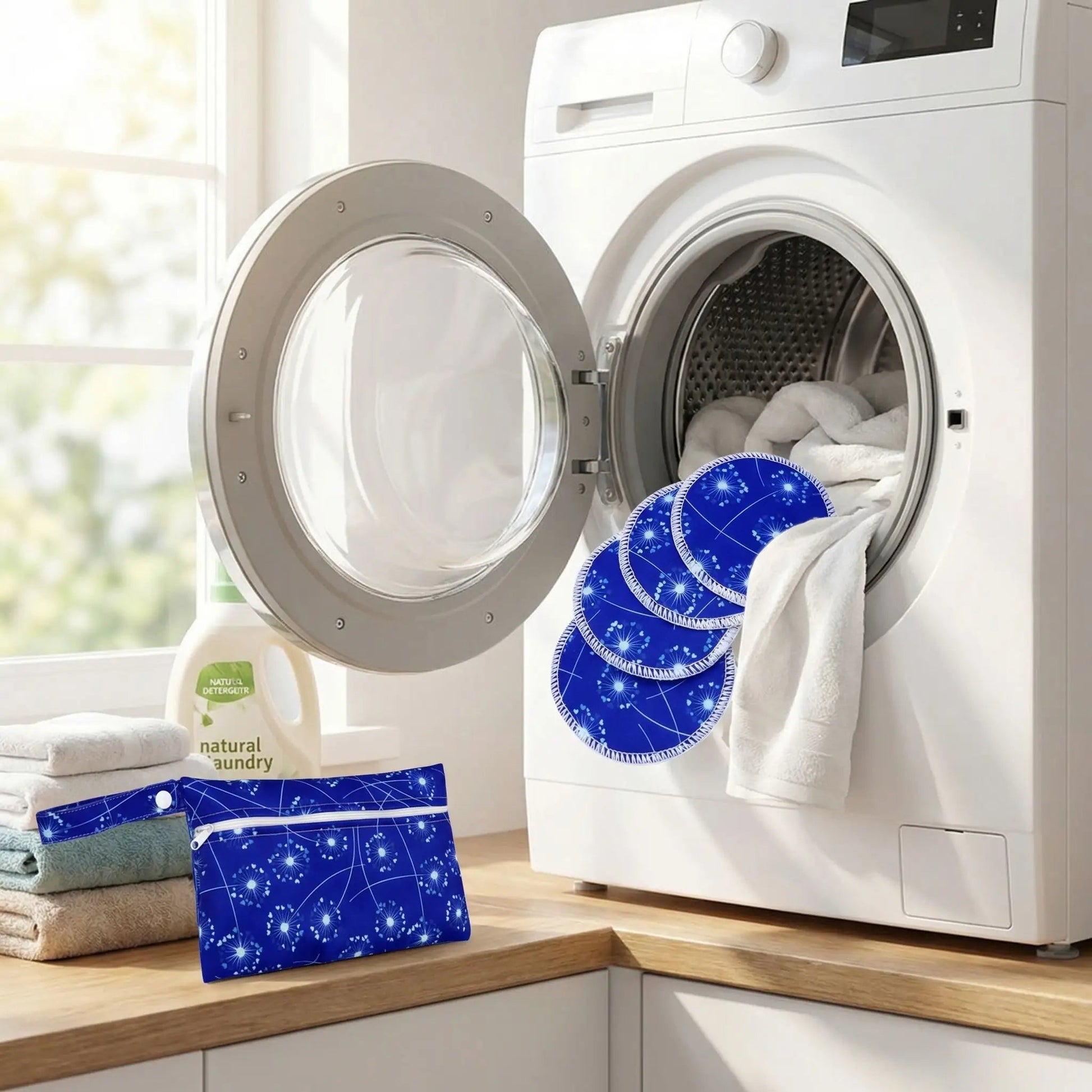 coussinets d'allaitement lavable et réutilisable Bambouni leu