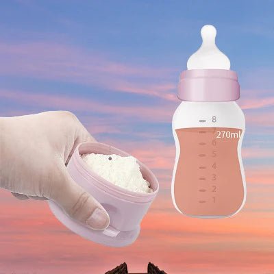 doseur de lait alimentation sereine BabyPowderBox pourpre