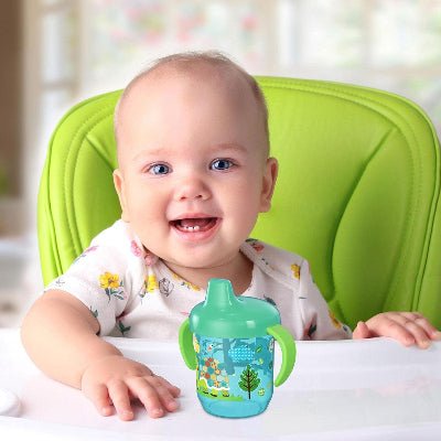 GOBELET POUR BEBE Anti-fuites Bébé Content SippyJoy  Bleu 