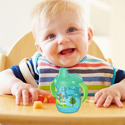 GOBELET POUR BEBE Ergonomique Bébé Joyeux SippyJoy  Bleu 