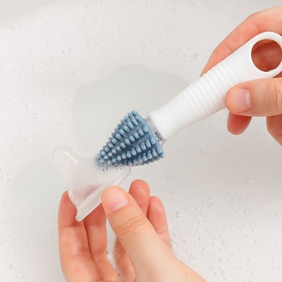 Goupillon biberons avec brosse pour tétine main maman nettoyant tétine