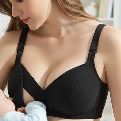 soutien  gorge  allaitement  pratique  et  confortable  maintien  optimal  et  pratique  rayures noires