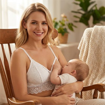soutien  gorge  allaitement  tissu  respirant  confort  serein  blanc