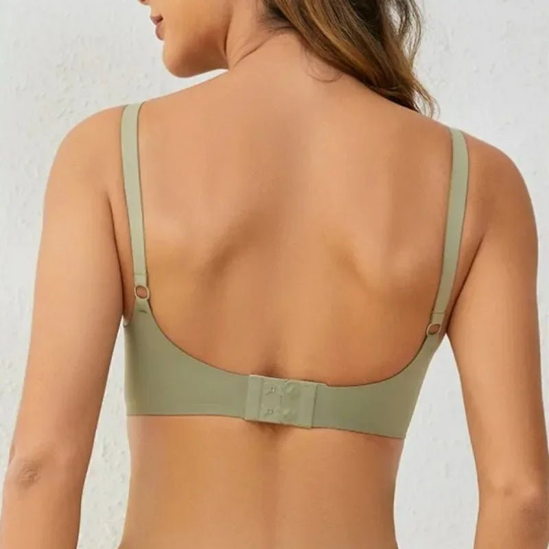 soutien  gorge  d'allaitement  maintien  optimal  sans  couture  et  confortable  gris  violet