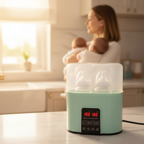 sterilisateur-biberon-double-et-entretien-facile-maman-jumeaux-lumi-re-dor-e-4-en-1-ultra-rapide-vert