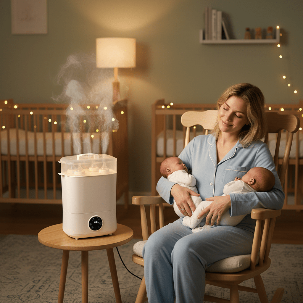 Sterilisateur-biberon-vapeur-intelligent-4-en-1-lifestyle-fonctionnant-cuisine