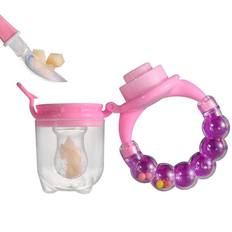 Tétine-grignoteuse-silicone-alimentaire-recevant-fruits-pour-dégustation