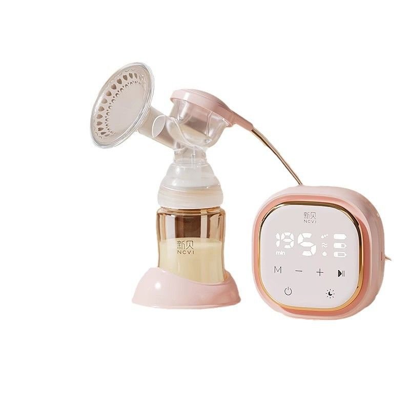 tire-lait-électrique-portable-intelligent-rose