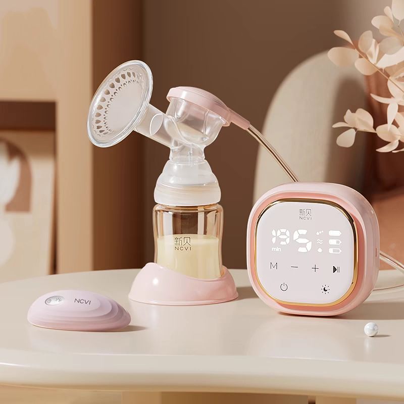 tire-lait-compact-électrique-portable-intelligent-rose
