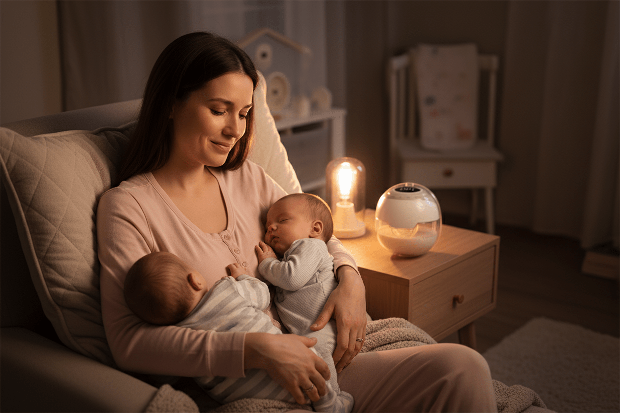 tire-lait-portable-maman-de-jumeaux-confortable-sur_fauteuil-mains-libres-silencieux-blanc