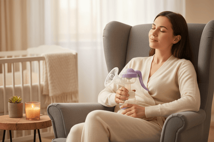tire-lait manuel confortable jeanne sérénité retrouvée confort silicone violet
