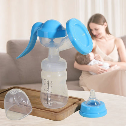tire-lait manuel maman et bébé tranquilité d'esprit confort silicone violet