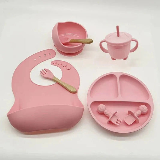 VAISSELLE BEBE  TablewareBabySet Rose 